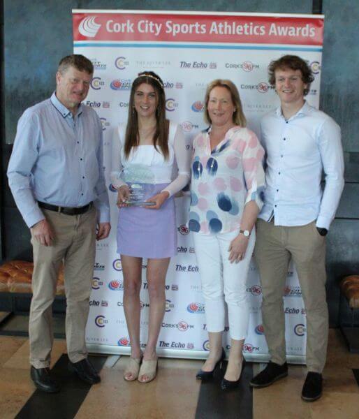 Fiona Everard is the Cork City Sports Athlete of the Month