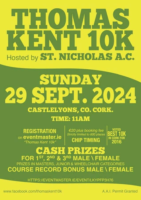 thomas kent 10k flyer 2024